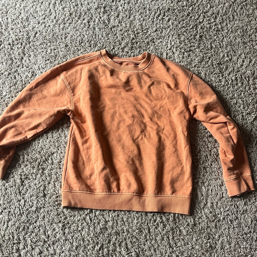 Cat & Jack Kids Orange Crewneck Sweater